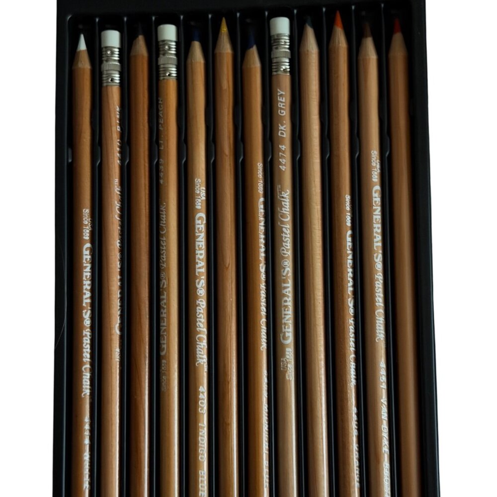 Art Supplies Bundle With Sketch Pads Colored Pencils Paint Brushes Pastel Chalk - Picture 6 of 6
